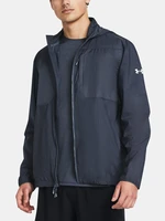 Under Armour Bunda UA TRAIL RUN JACKET-GRY - Pánské