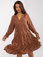 Dress-D73771M30361A4-brown