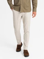 Ombre Men's REGULAR FIT uniform chino pants - beige