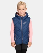 Children's insulated vest Kilpi TOMM-JG Dark blue