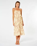 Rip Curl Dress PLAYABELLA MIDI DRESS Light Yellow