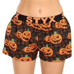 Women's Boxer Shorts Styx Art Sports Rubber Halloween Pumpkin