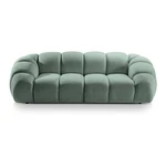 Jasnozielona aksamitna sofa 254 cm Diana – Micadoni Home