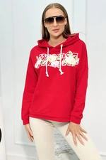 Sweatshirt with red Voyage lettering