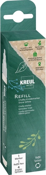 Kreul 22710 Recambio de marcador de tiza Blanco 4 x 25 ml