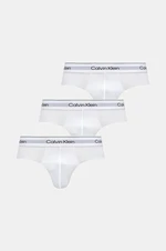 Spodní prádlo Calvin Klein Underwear 3-pack pánské, bílá barva, 000NB3962A