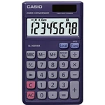 Casio SL-300VER vrecková kalkulačka modrá Displej (počet miest): 8 solárny pohon, na batérie (š x v x h) 70 x 7.5 x 118.