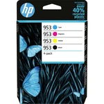 HP Ink cartridge 953 originál balenie po 4 ks čierna, zelenomodrá, purpurová, žltá 6ZC69AE