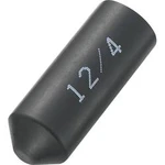 TRU COMPONENTS 12/4 1564462 2:1, Jmenovitý průměr (před smrštěním): 12 mm, černá, 1 ks