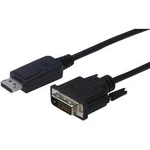Kabel DisplayPort vidlice ⇔ DVI vidlice, 2 m, černý