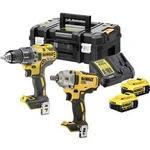 Aku vrtací šroubovák, aku příklepový šroubovák Dewalt DCK2077P2T DCK2077P2T-QW, 18 V, 5 Ah, Li-Ion akumulátor