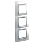 Schneider Electric Unica Top trojrámeček top white/aluminium MGU66.006V.092