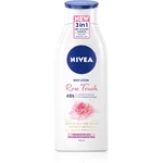 NIVEA Rose Touch hydratační tělové mléko 400 ml