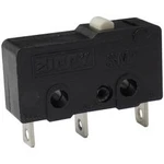 Mikrospínač Zippy SM1-N6S-00A0-Z, 250 V/AC, 6 A, pájecí očka, 1x zap/(zap)