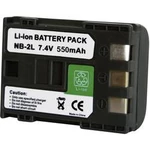 Li-Ion akumulátor pro videokameru CANON NP-2L, 7,2 V, 550 mAh, černá