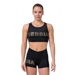 Dámský mini top Nebbia Gold Mesh 830  S  Black