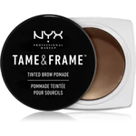 NYX Professional Makeup Tame & Frame Brow pomáda na obočie odtieň 02 Chocolate 5 g