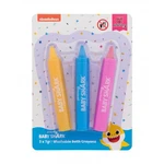 Pinkfong Baby Shark Washable Bath Crayons dárková kazeta pastelka Baby Shark 7 g Yellow + pastelka Baby Shark 7 g Blue + pastelka Baby Shark 7 g Pink