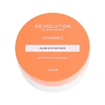 Revolution Skincare Vitamin C Glow Eye Patches 60 ks maska na oči pro ženy na všechny typy pleti; na rozjasnění pleti; na otoky a kruhy pod očima