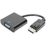 Digitus AK-340410-001-S DisplayPort / VGA adaptér [1x zástrčka DisplayPort - 1x VGA zásuvka] čierna  15.00 cm