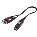 SpeaKa Professional SP-7869828 cinch / jack audio predlžovací kábel [2x cinch zástrčka - 1x jack zásuvka 6,35 mm] 20.00