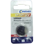 Conrad energy LIR2450 gombíkový akumulátor LIR 2450 lítiová 120 mAh 3.6 V 1 ks