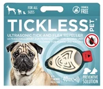 TICKLESS PET - Ultrazvukový odpudzovač kliešťov a bĺch pre psy - béžový