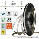 LED pásek McLED 24V studená bílá CRI90 š=8mm IP20 4,8W/m 60LED/m SMD2835 ML-126.829.60.2