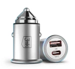 Adapter CL 3mk Hyper Car 30W, 1x USB + 1x USB-C (PD)