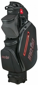 Bennington IRO QO 14 Water Resistant Black/Canon Grey/Red Sac de chariot de golf