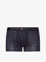 Tommy Hilfiger Underwear Sada modrých pánskych vzorovaných boxeriek a ponožiek Tommy Hilfiger