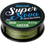 Kryston náväzcová šnúrka super nova solid braid zelený 20 m-nosnosť 15 lb