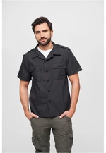 American Ripstop shirt with short sleeves black