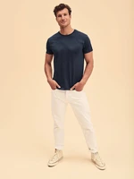 Navy blue Iconic combed cotton t-shirt Fruit of the Loom