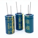 2pcs/lot 50V high frequency low impedance 50V 3300UF aluminum electrolytic capacitor size 18*35 3300UF50V 20%