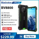 BLACKVIEW BV8800 Rugged Smartphone 8GB+128GB Helio G96 Cell Phone 90Hz Display Mobile Phone 8380mAh 50MP Cameras Global Version