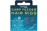 Drennan návazce Carp Feeder Hair Rigs Barbless 18 / 5lb