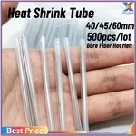 500pcs/lot 40/45/60mm Protection Sleeves Bare Fiber FTTH Heat Shrink Splice Protector Fusion Protection Splice Sleeves