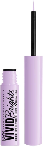 NYX Professional Makeup Vivid Bright Liquid Liner 07 Lilac Link tekutá očná linka, 2 ml