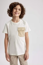 DEFACTO Boy Regular Fit Crew Neck Short Sleeved T-Shirt