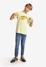 Volcano Kids's Regular T-Shirt T-Fonter Junior B02412-S22 Seledyne