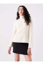 LC Waikiki Women's Turtleneck Straight Long Sleeve Knitwear Sweater