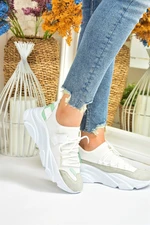 Fox Shoes Women's Sneakers in White Fabric