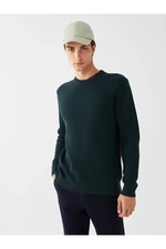 LC Waikiki Crew Neck Long Sleeved Men's Knitwear Sweater