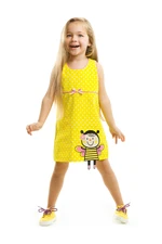 Denokids Bee Vizy Yellow Dress