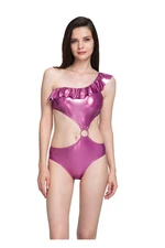 Dagi Pink One-Shoulder Swimsuit