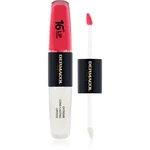 Dermacol 16H Lip Colour dlouhotrvající rtěnka a lesk na rty odstín 36 2x4 ml