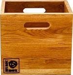 Music Box Designs 7" Vinyl Storage Singles Going Steady Box na LP platne Oiled Oak