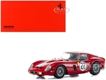 Ferrari 250 GTO 22 "Elde" (Leon Dernier) - "Beurlys" (Jean Blaton) 3rd Place "24 Hours of Le Mans" (1962) 1/18 Diecast Model Car by Kyosho