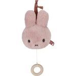 Little Dutch Music Box Miffy Fluffy Pink kontrastní závěsná hračka s melodií 1 ks